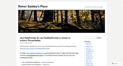Desktop Screenshot of blog.saddey.net